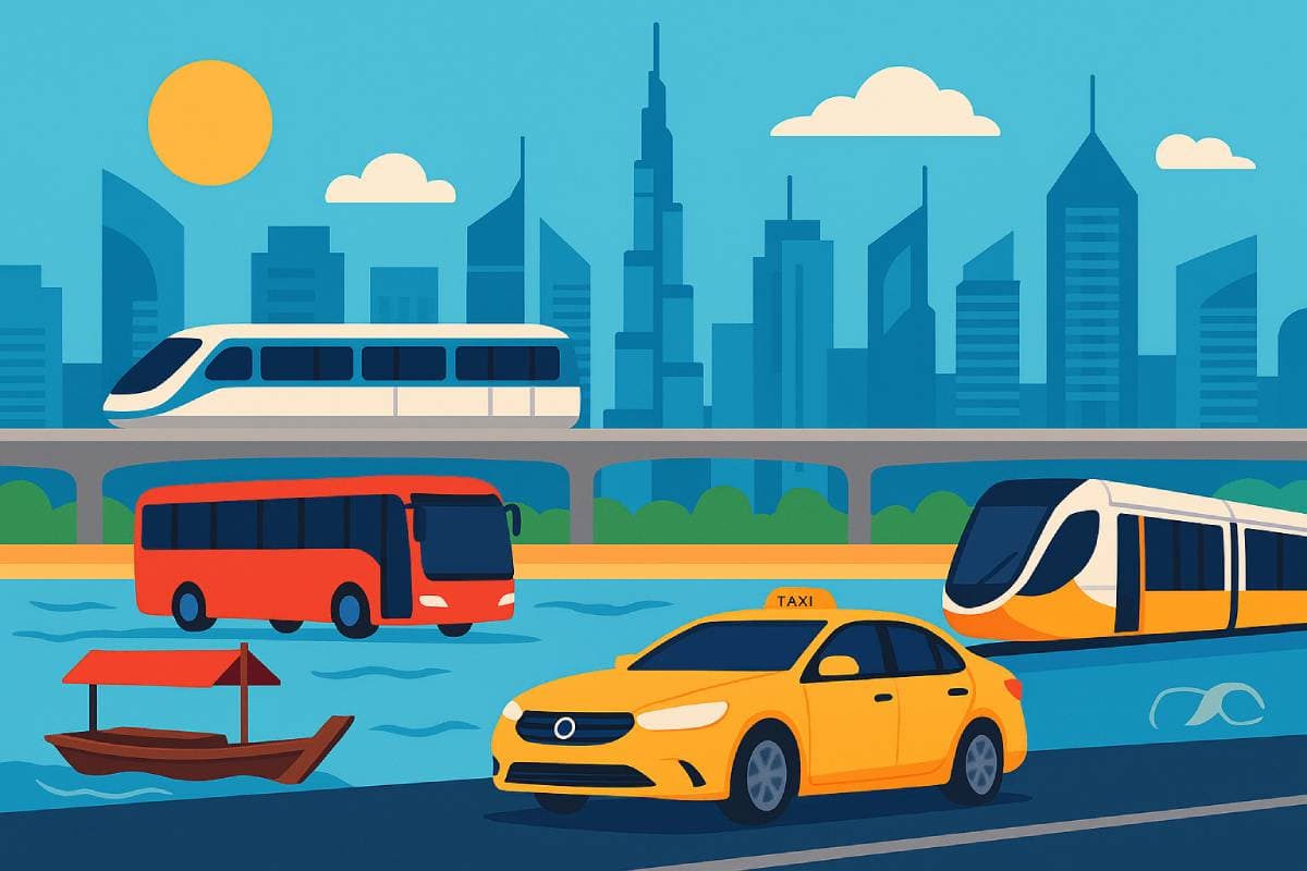 Dubai Public Transport Guide for Tourists