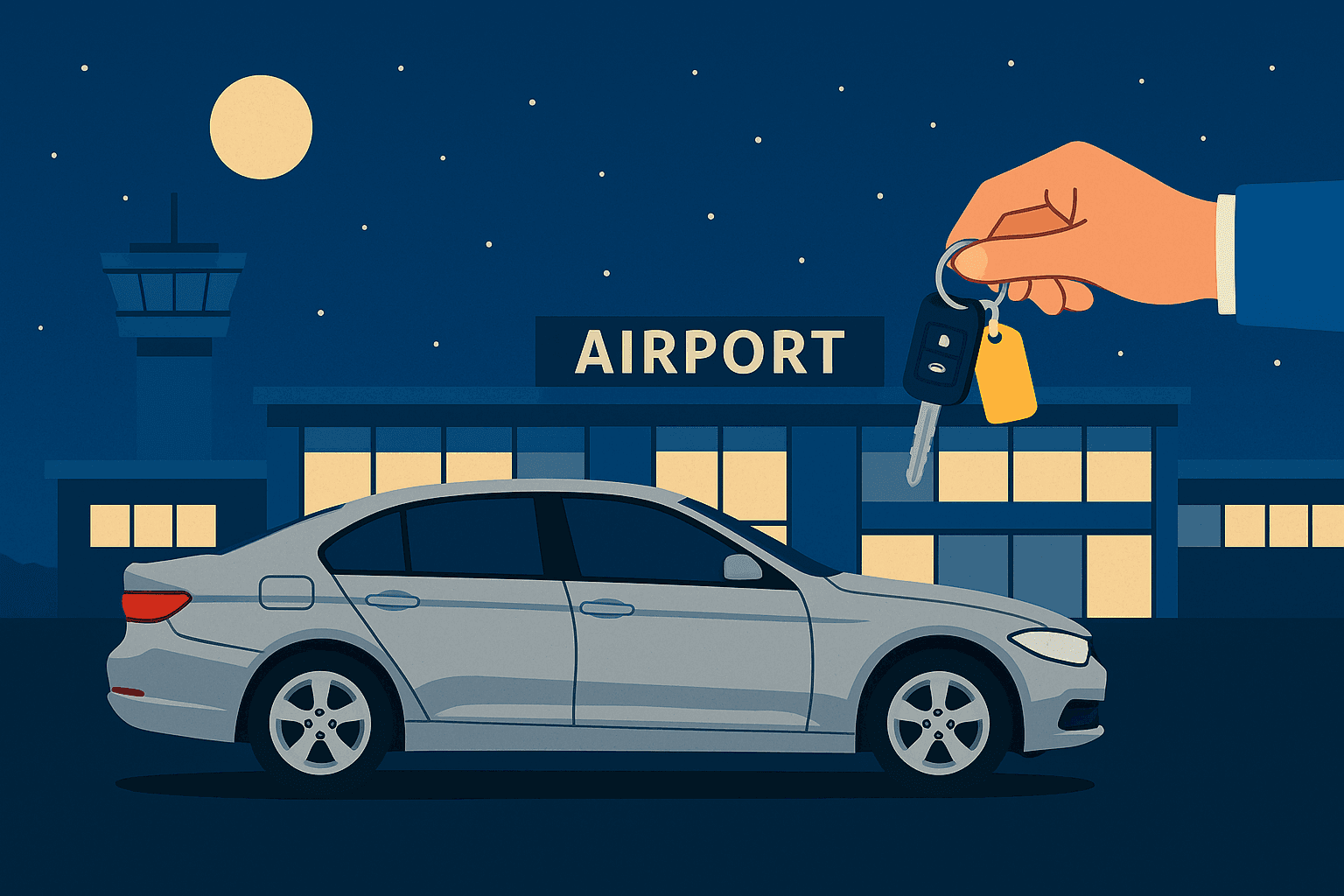How to Return a Rental Car at Night Before an Early Flight