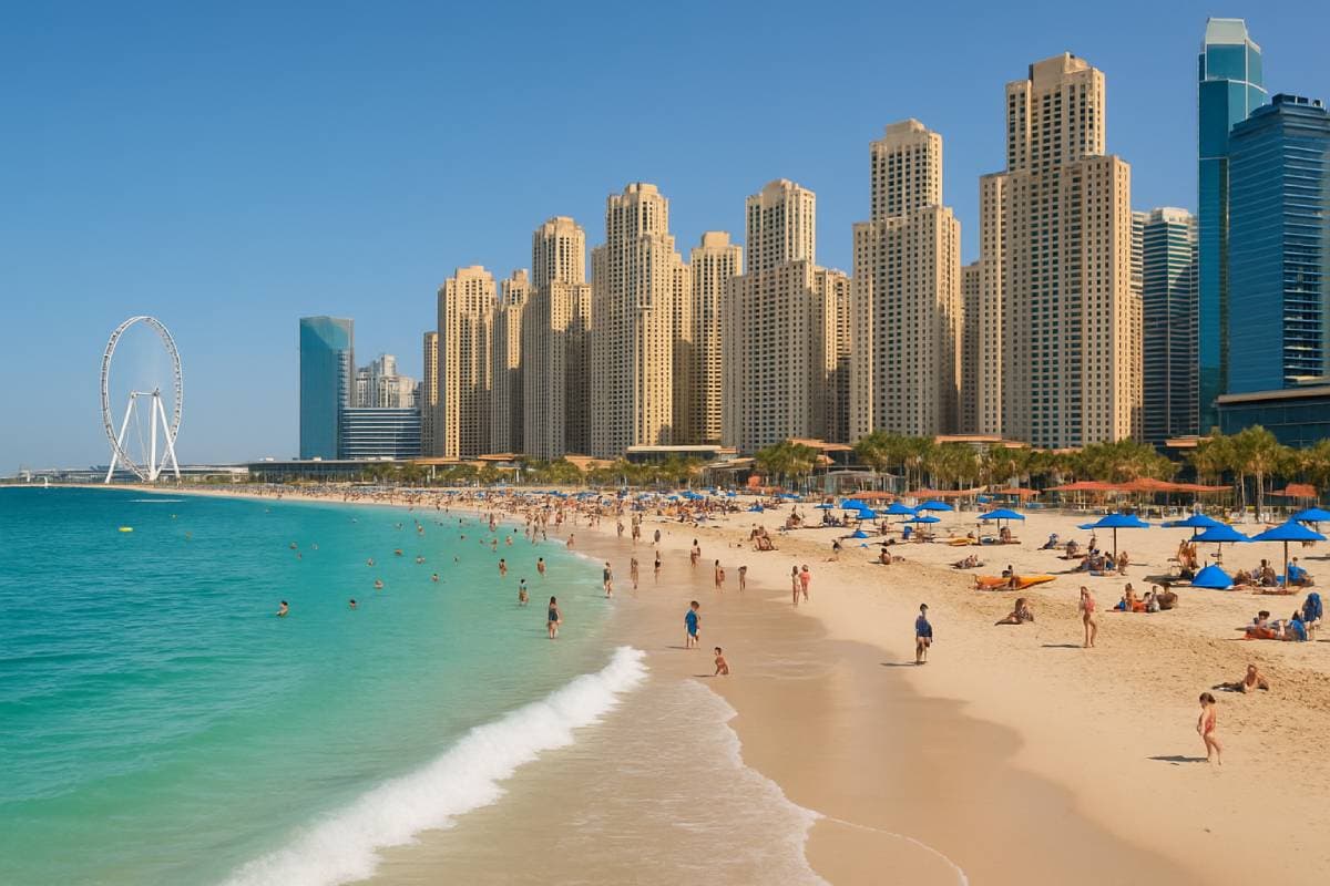 Marina Beach, JBR – Dubai’s Vibrant Beachfront Playground