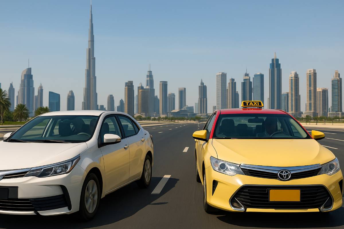 Renting a Car vs. Taking a Taxi in Dubai