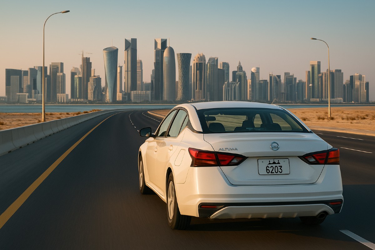 Driving from Dubai to Qatar in a Rental Car