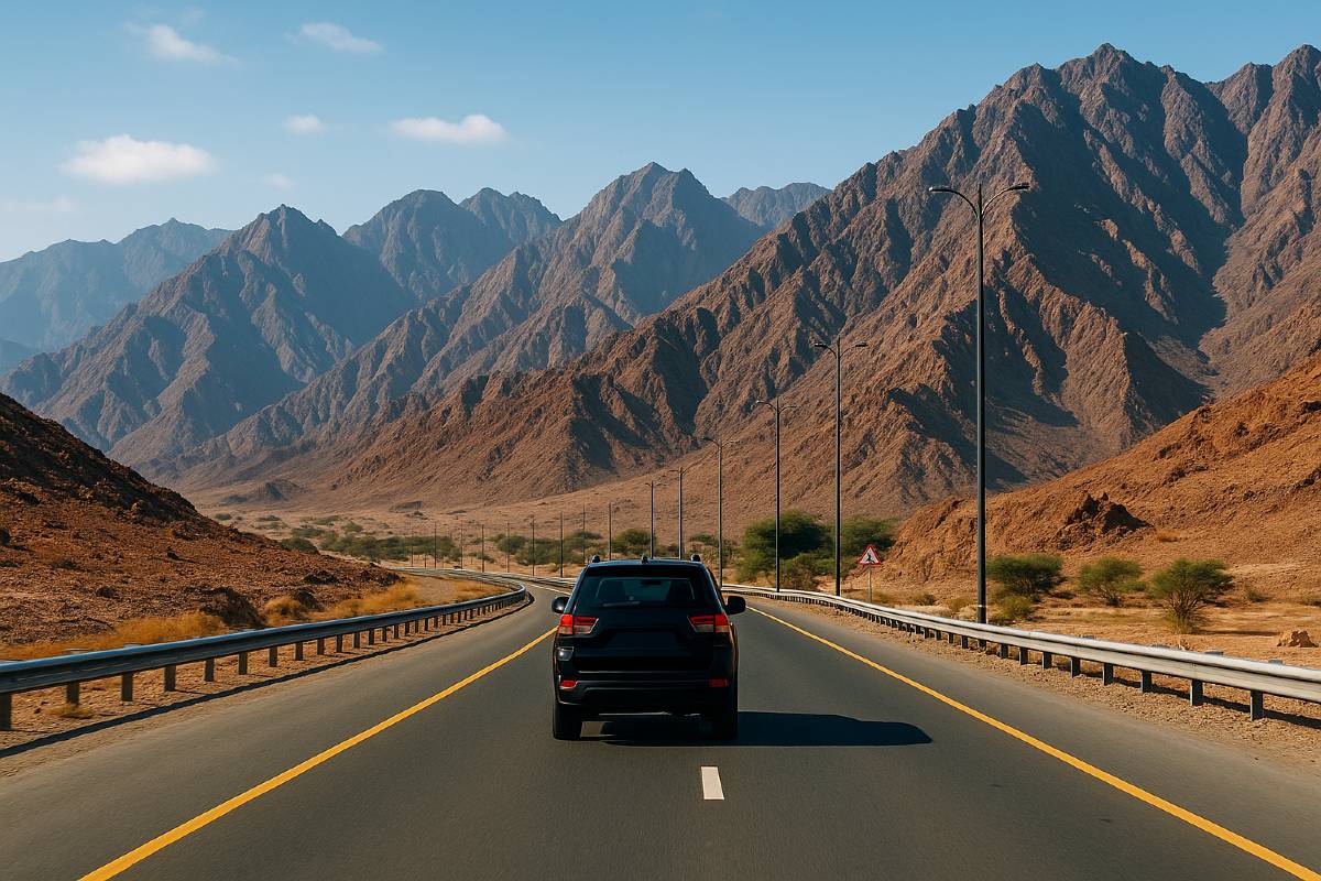 Driving from Dubai to Hatta